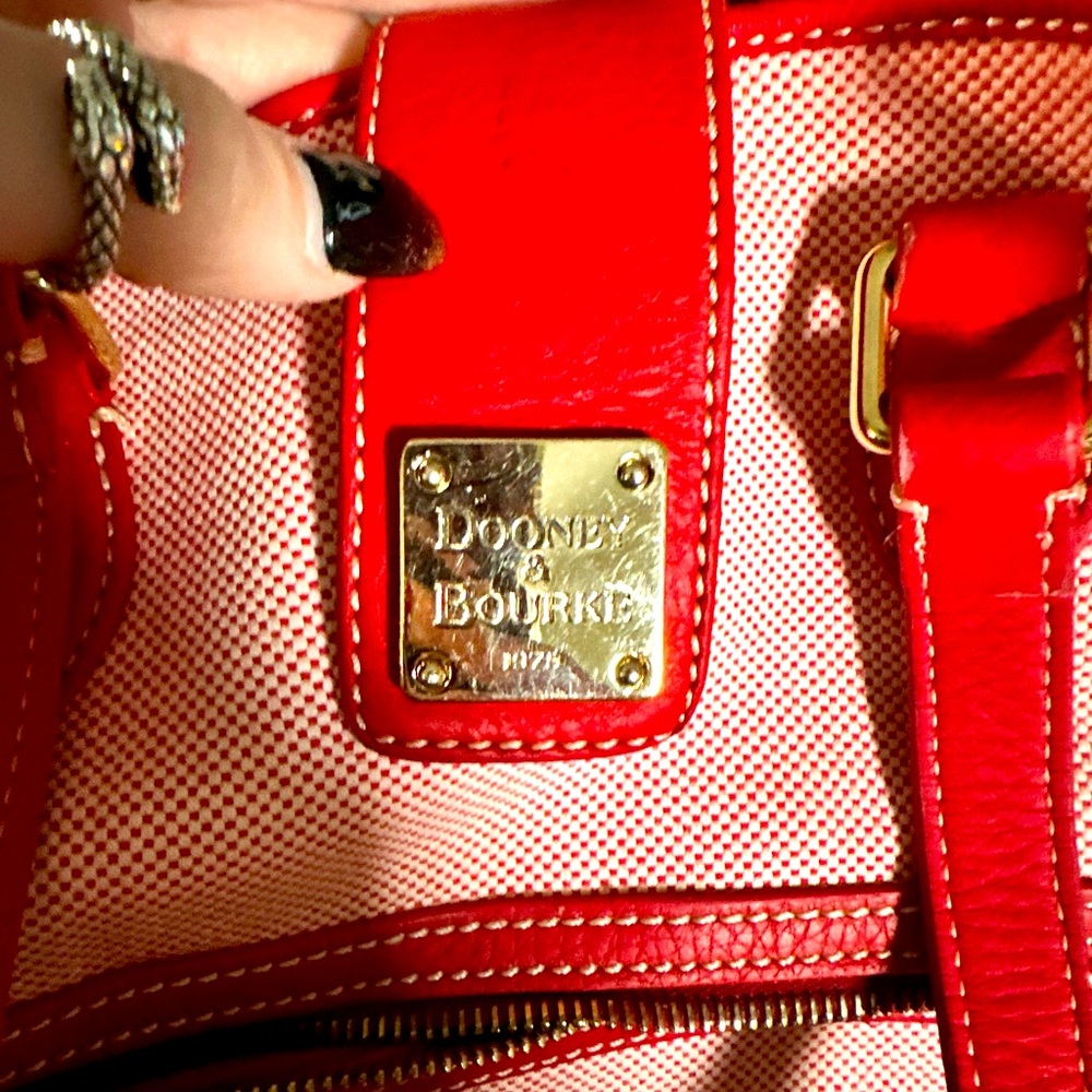 Dooney and Bourke red medium bag